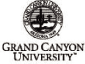 (GRAND CANYON UNIVERSITY LOGO)